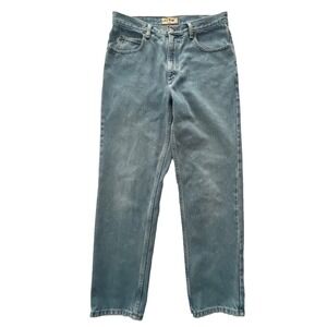 LL Bean Mens Classic Fit Straight Leg Jeans 33x30 Blue 100% Cotton Denim